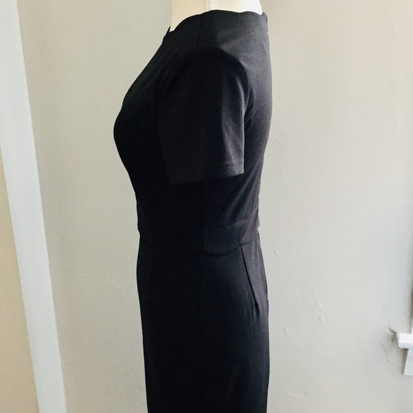 Grace Karin Black Short Sleeve Sheath Dress Size Small - Picture 3 of 6